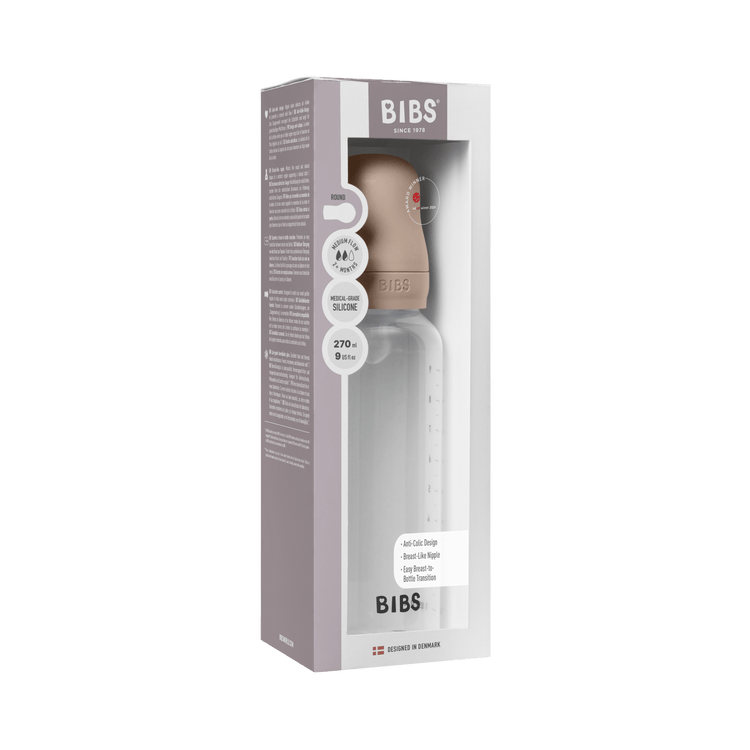 Baby Bottle Complete Set 270ml Silicone - Blush - Kollektive - Official distributor