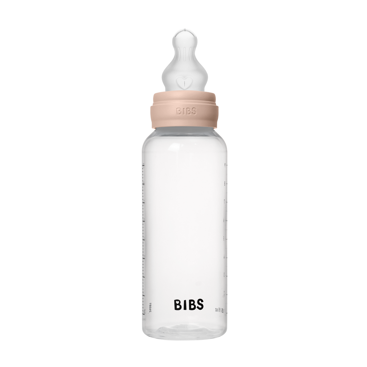 BIBS Plastic Bottle, BPA Free plastic 270ml Silicone - Blush - Kollektive - Official distributor