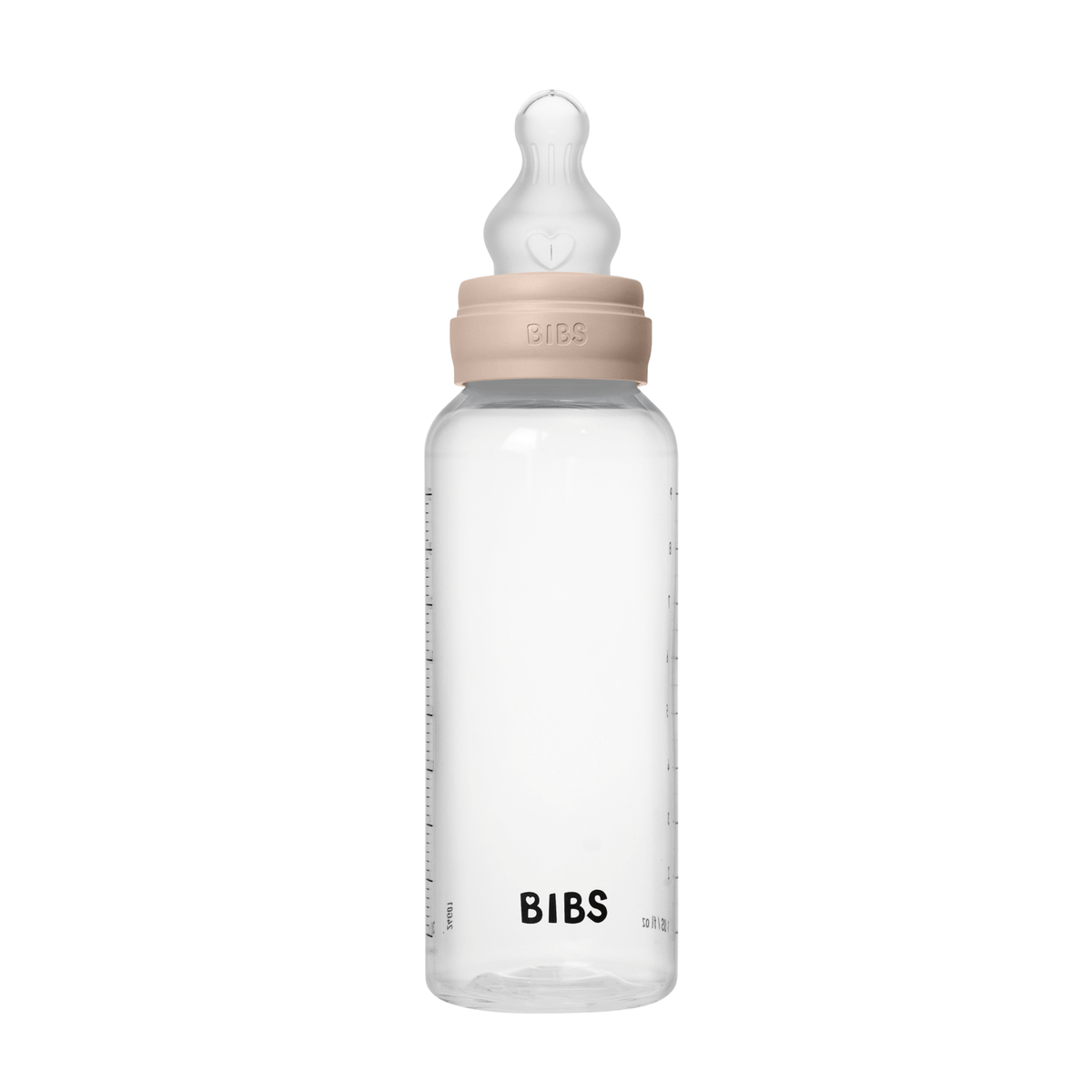 BIBS Plastic Bottle, BPA Free plastic 270ml Silicone - Blush - Kollektive - Official distributor