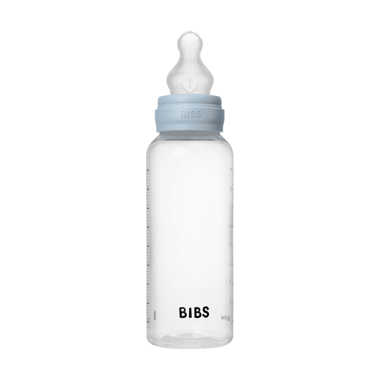 BIBS Plastic Bottle, BPA Free plastic 270ml Silicone - Plastic Blue - Kollektive - Official distributor