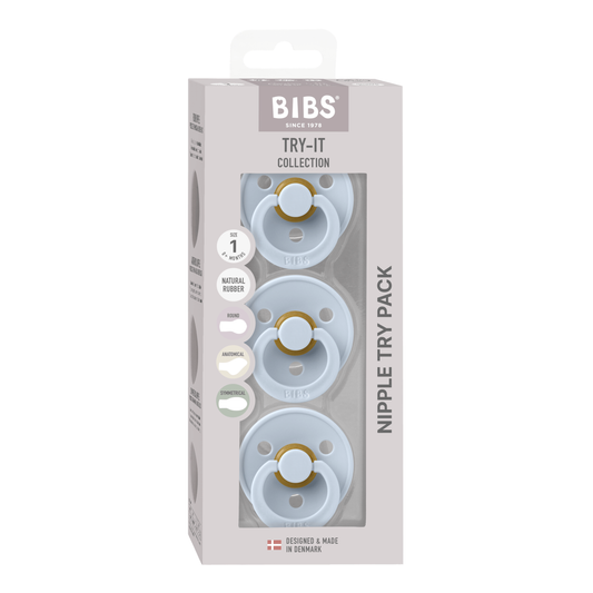 BIBS Try-it Colour 3pk - Baby Blue - Kollektive - Official distributor