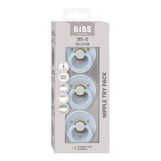 BIBS Try-it Colour 3pk - Baby Blue - Kollektive - Official distributor
