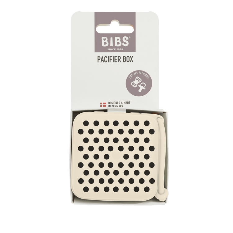 BIBS Pacifier Box, Polka - Ivory/Black (ETA 12 FEB) - Kollektive - Official distributor