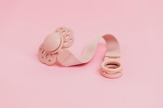 Pacifier Clip Loop - Blush