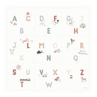 EVA 9 Piece Puzzlemat - Alphabet/Terrazzo - Kollektive - Official distributor