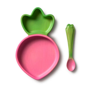 The Radish Plate & Spoon Set - Kollektive - Official distributor