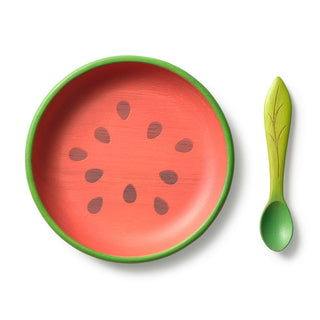 Wally The Watermelon Plate & Spoon Set - Kollektive - Official distributor