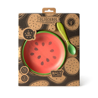 Wally The Watermelon Plate & Spoon Set - Kollektive - Official distributor