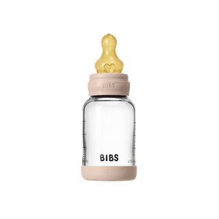Glass Baby Bottle Complete Set 120ml Latex - Blush - Kollektive - Official distributor