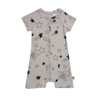 Kippins Star Short Sleeve KipZip Romper - Kollektive Wholesale Portal