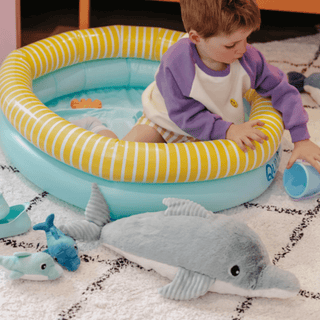 Les Ptipotos Tofou the Dolphin, Mum & Baby - Mint - Kollektive Wholesale Portal