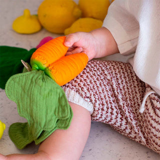 Oli&Carol Cathy the Carrot Mini Doudou-Teether - Kollektive Wholesale Portal
