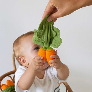 Oli&Carol Cathy the Carrot Mini Doudou-Teether - Kollektive Wholesale Portal
