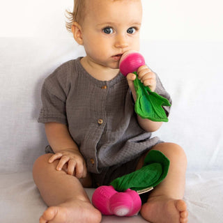 Ramona the Radish Mini Doudou-Teether - Kollektive - Official distributor