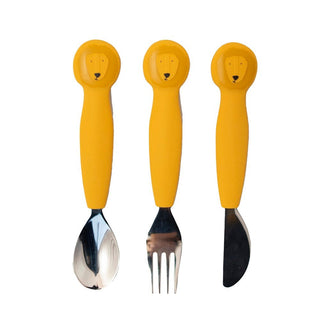 Silicone cutlery set 3 - pack - Mr. Lion (ETA Late August) - Kollektive Wholesale Portal