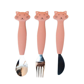 Silicone cutlery set 3 - pack - Mrs. Cat (ETA Late August) - Kollektive Wholesale Portal