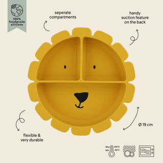 Silicone divided suction plate - Mr. Lion - Kollektive Wholesale Portal
