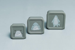 Snack box nesting - 3pcs - Mr. Shark (ETA Late August) - Kollektive Wholesale Portal