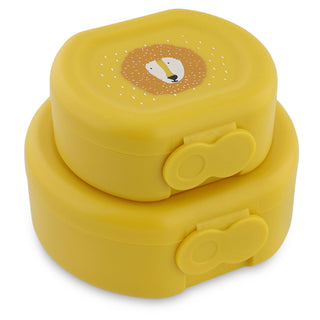 Snack box with clip - 2pcs - Mr. Lion (ETA Late August) - Kollektive Wholesale Portal