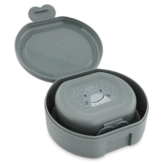 Snack box with clip - 2pcs - Mr. Shark (ETA Late August) - Kollektive Wholesale Portal