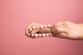 Teething Ring Beaded - Blush - Kollektive - Official distributor