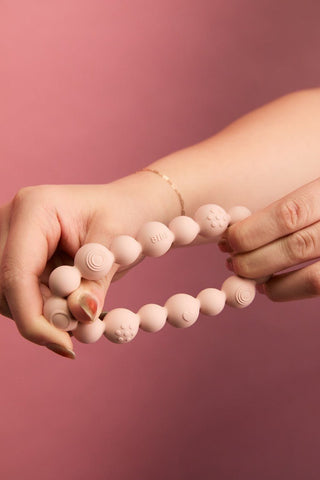 Teething Ring Beaded - Blush - Kollektive - Official distributor