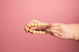 Teething Ring Beaded - Pale Butter - Kollektive - Official distributor