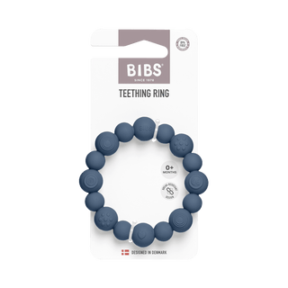 Teething Ring Beaded - Steel Blue - Kollektive - Official distributor