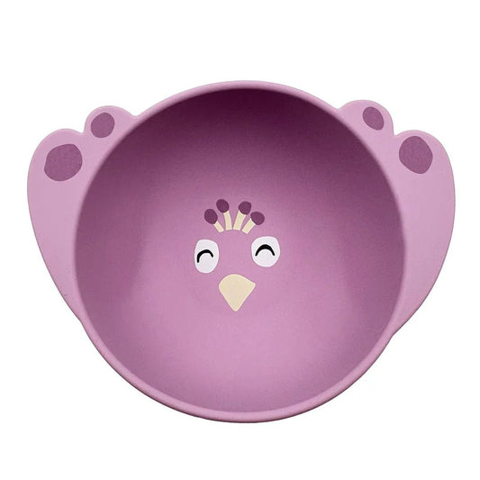 Silicone bowl with suction - Mrs. Peacock - Kollektive - Official distributor