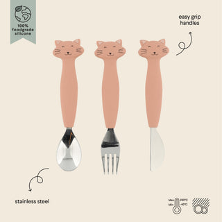 Silicone cutlery set 3 - pack - Mrs. Cat - Kollektive - Official distributor