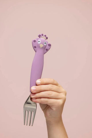 Silicone cutlery set 3-pack - Mrs. Peacock - Kollektive - Official distributor