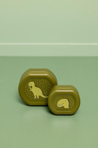 Snack box with clip - 2pcs - Mr. Dino - Kollektive - Official distributor