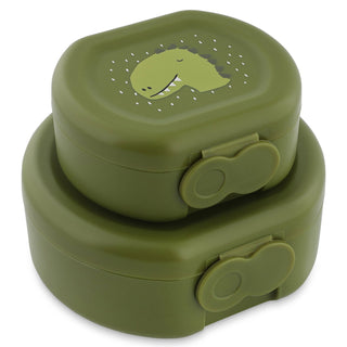 Snack box with clip - 2pcs - Mr. Dino - Kollektive - Official distributor