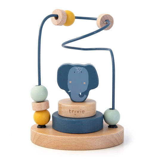 Wooden beads maze - Mrs. Elephant - Kollektive - Official distributor