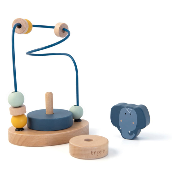 Wooden beads maze - Mrs. Elephant - Kollektive - Official distributor