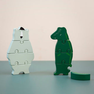 Wooden body puzzle - Mr. Crocodile - Kollektive - Official distributor