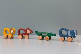 Wooden pull along toy - Mr. Monkey - Kollektive - Official distributor