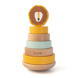 Wooden stacking toy - Mr. Lion - Kollektive - Official distributor
