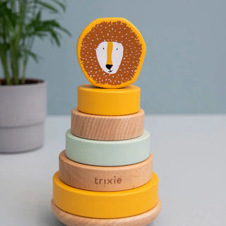Wooden stacking toy - Mr. Lion - Kollektive - Official distributor
