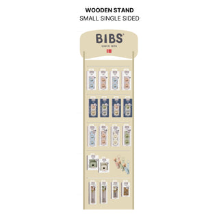BIBS Single sided wooden stand - Small Parcel (includes Stock) - Kollektive Wholesale Portal